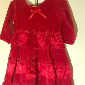 Bebemonde velvet rose dress